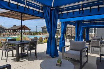 Picturesque Pool And Cabana Setting  at Watermark at Harvest Junction, Longmont, CO, 80501